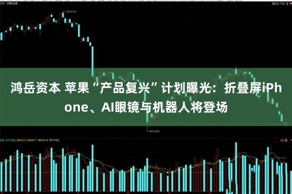 鸿岳资本 苹果“产品复兴”计划曝光：折叠屏iPhone、AI眼镜与机器人将登场