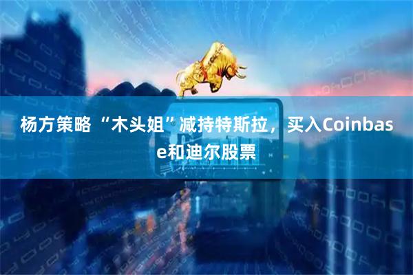 杨方策略 “木头姐”减持特斯拉，买入Coinbase和迪尔股票