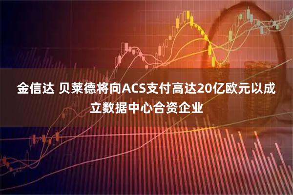 金信达 贝莱德将向ACS支付高达20亿欧元以成立数据中心合资企业